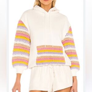 Alice and Olivia Nisa Combo Hoodie